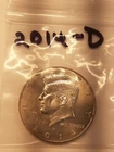 2014-D  Kennedy Half Dollar. Bright and Shiny.