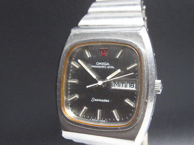 G16   Luxus '' OMEGA Seamaster Megaquartz 32KHz Jumbo ''  Armbanduhr Day Date   