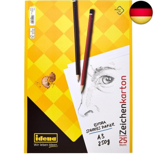 Stylex Zeichenpapier DIN A3 Stylex Zeichenkartonblo Produktbild-Vorschau 10