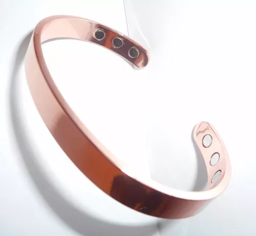 Bracciale magnetico rame artrite dolore energia UOMO DONNA BRACCIALE REGOLABILE NUOVO US - Foto 7 di 13