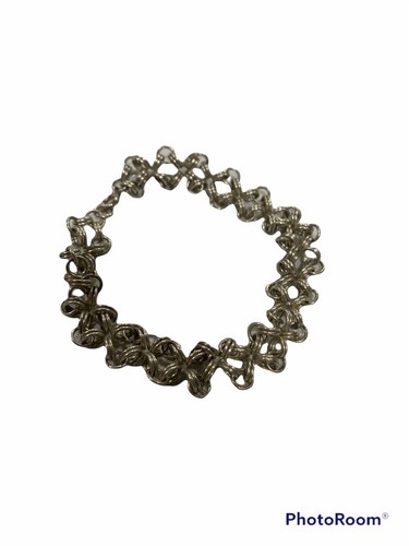 925 Sterling Silver Wire Bracelet VICTOR WEAVE Chainmaille, handmade
