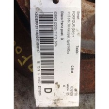 Disque de frein Smart FORFOUR