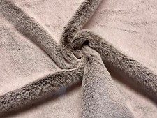 Super Luxury Faux Fur super Soft Fabric Material - LT BROWN FROST