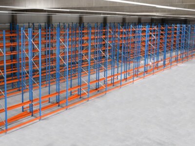 Stow Palettenregal H 2.800 mm LW 2.700 mm 2 Ebenen Fachlast 4.500 kg