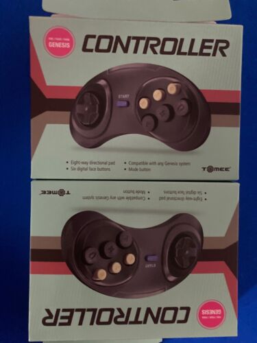 Sega Genesis 6 button controllers x 2 - Picture 2 of 2