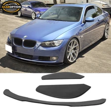 Ikon Style PU Front Bumper Lip Under Splitter + Rear Apron Splitters