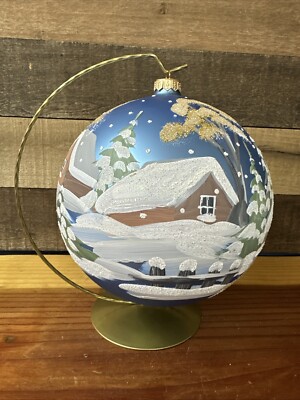 Polish Gallery Handmade Art Collection Christmas Ornament On Hanger 7  Wide