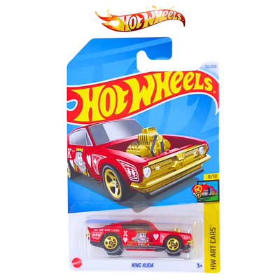 Hot Wheels King Kuda HW Art Cars (Red/Gold) - Stunning Detail