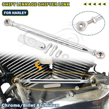 Chrome Gear Shift Shifter Rod Linkage Fit For Harley Road King Softail Tri Glide