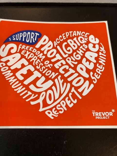 The Trevor Project Support Sticker