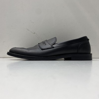 Collegium Men Black Solid Loafer 42 Black Slip-On Loafers  display picture 1