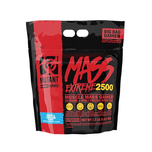 (8,99 /) Mutant Mass EXTREME 2500 5450     Beutel Eiweiß