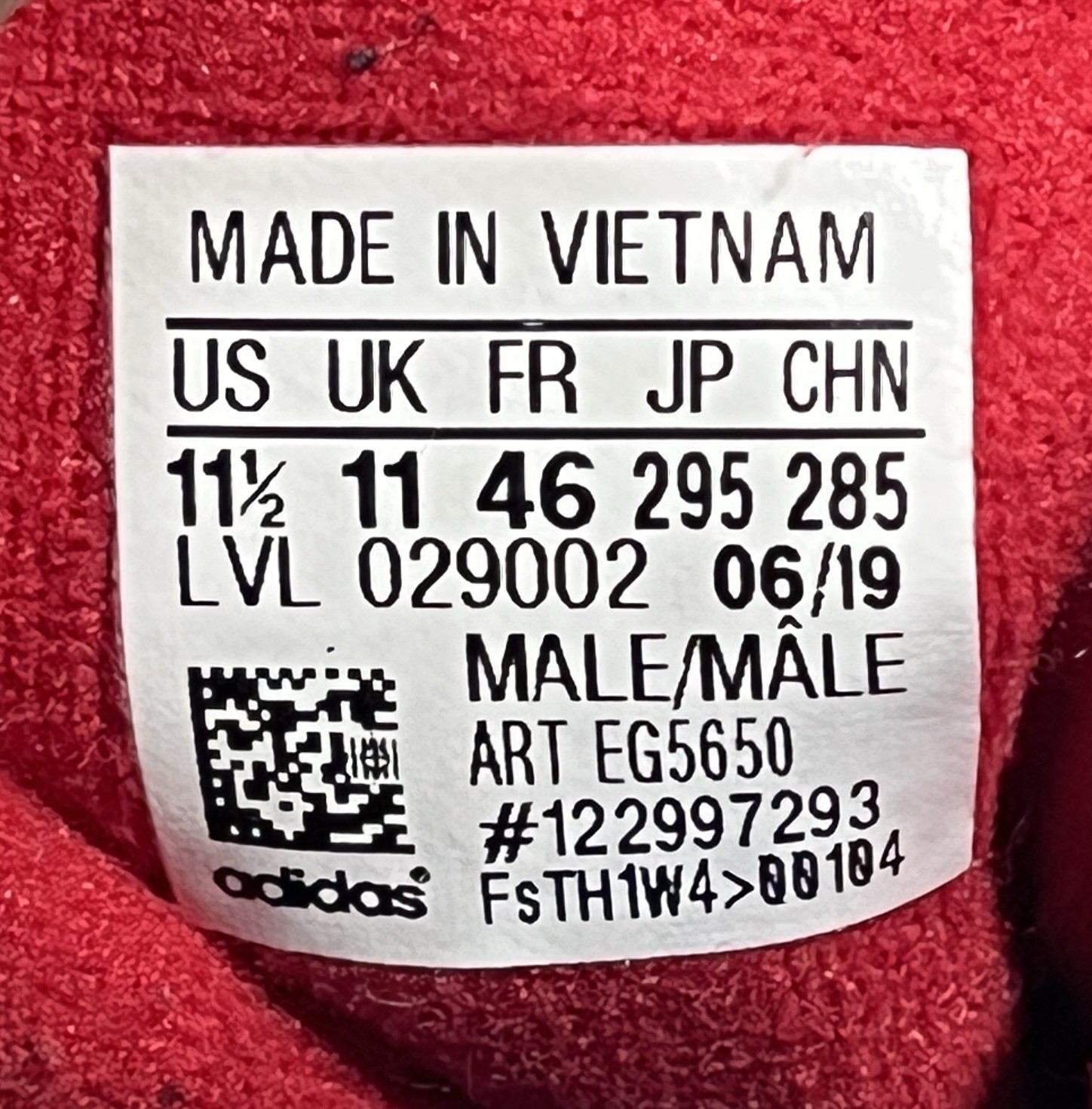 adidas EQT Gazelle/White/scarlet/ Royal EG5650 Me… - image 10