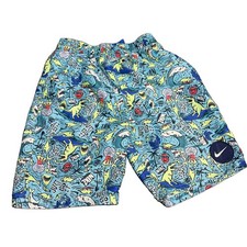 Nike Boys Medium Shark Party Swim suit trunks Medium