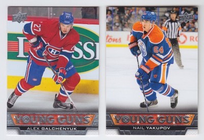 2013-14 UPPER DECK SERIES 1 & 2 YOUNG GUNS ROOKIE RC YG FINISH SET YOU PICK