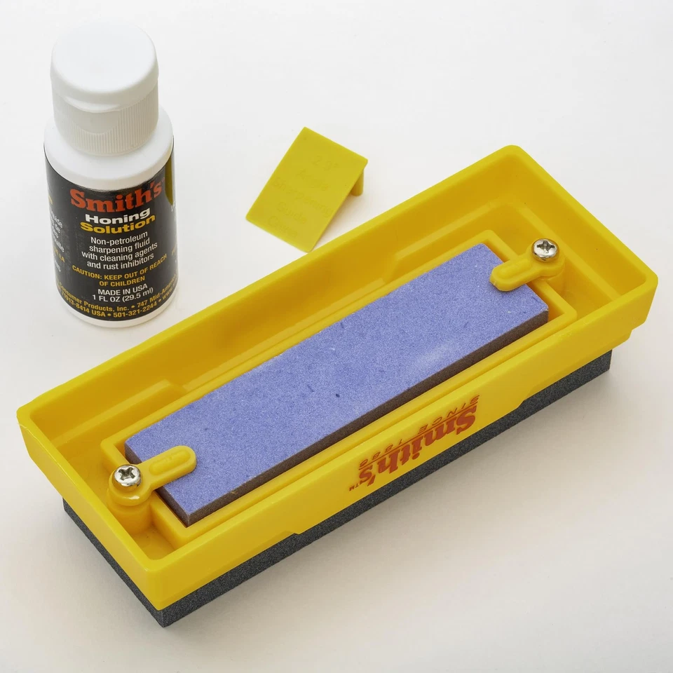 Smith’s SK2 2 Kit de Afiação de Pedras – 5” Médio + 4” Pedras Finas do Arkansas + Ho... - Imagem 4 de 4