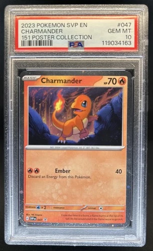 2023 Pokemon SV Black Star Promos - SVP EN Charmander #047 PSA 10