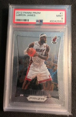 LeBron James 2012-13 Panini Prizm  First Year Prizm  #1 PSA 9 MINT