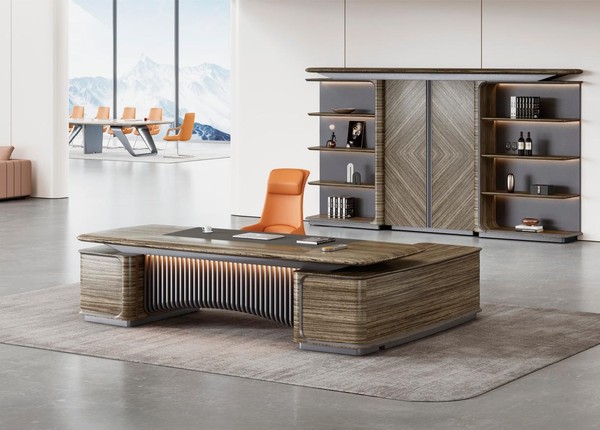 Moderne Arbeitstische LuxuriöSe Arbeitszimmer MöBel Designer BüRotisch-image