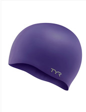 TYR Long Hair Swim Cap, Silicone for Braids and Dreadlocks, Adult Size