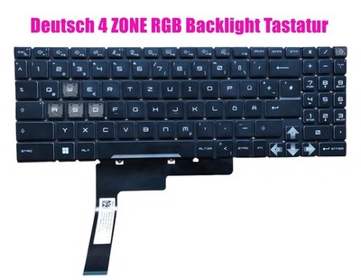 DE Backlight Tastatur für MSI Katana 15 B13VFK/B13VGK/Pulse 15 B13VGK(MS-1585)