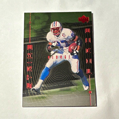 Upper Deck 1999 Strike Force Insert Eddie George #SF3 Tennessee Titans Card