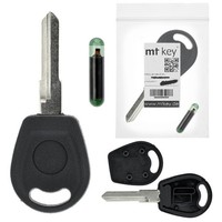 Auto SchlüSsel Rohling HU49 + Transponder Passt FüR Seat Marbella Terra BIS 1998