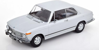 1971 BMW 2002 TI Serie 1 Silver in 1:18 scale by KK Diecast