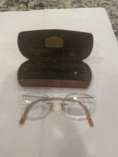 Vintage 12K Gold Filled Eye Glasses with original case
