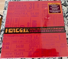 JIMI HENDRIX SONGS FOR GROOVY CHILDREN FILLMORE EAST  8-LP BOX SET #3628 SEALED