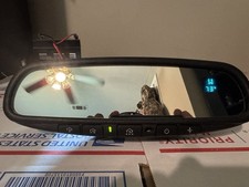 Gentex 341 Homelink Mirror With Comp Temp-maplights-blue Display Gentex 341 Homelink Mirror With Comp Temp-maplights-blue Display