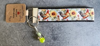 Handmade Schlüsselanhänger Hahn