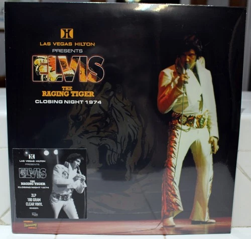 Rare Elvis Presley 2-LP- Elvis The Raging Tiger- 180 gr. Clear Vinyl- NEW~SEALED