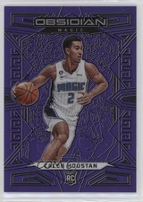 2022-23 Panini Obsidian Electric Etch Purple Flood 27/49 Caleb Houstan #155 zt7