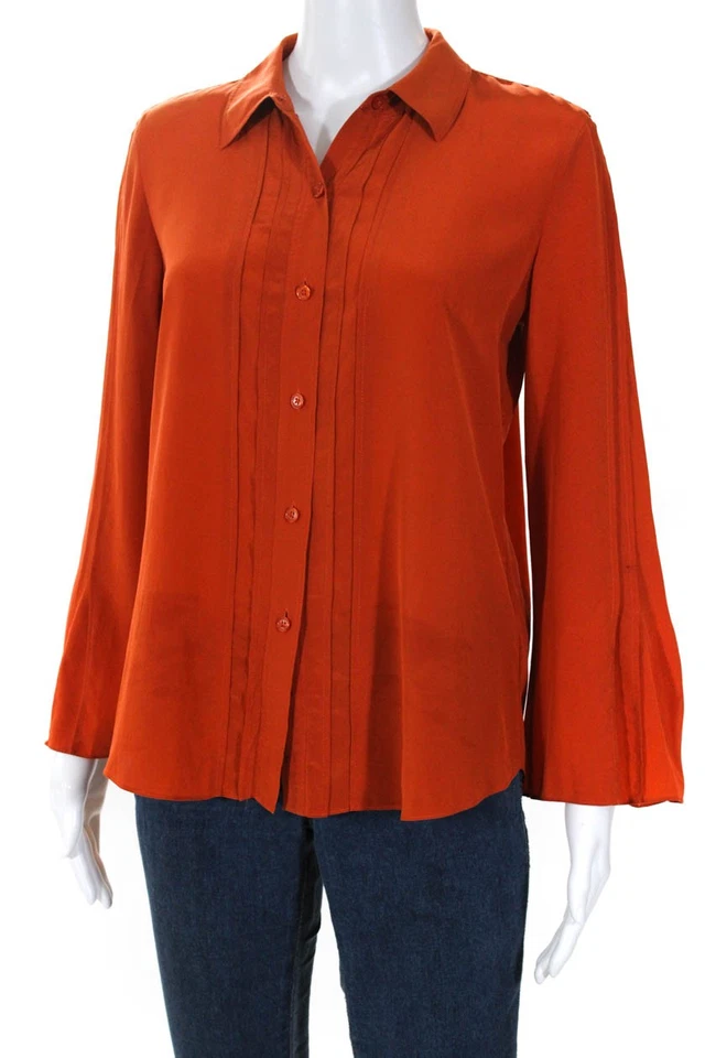 Tory Burch Womens Kim Shirt Size 2 11545467 - Image 2 of 4