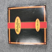 Medallion Oven Broiler Nonstick Round Pan With Rack New In Box Kitchen Cookware