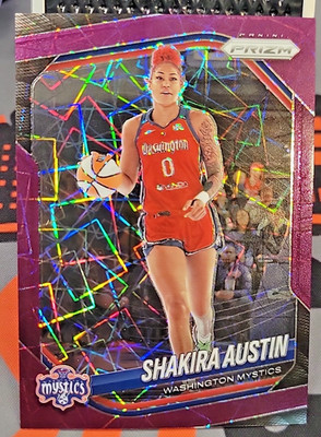 SHAKIRA AUSTIN 2025-26 PRIZM WNBA PURPLE VELOCITY /59 #81 MYSTICS