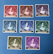 (T1）Portugal - 1953 Queen Maria First Postal Stamp Complete Set - MNH