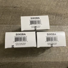 3x ADT Honeywell Resideo SIXGBA Wireless Glass Break Detector *New* Firmware #4