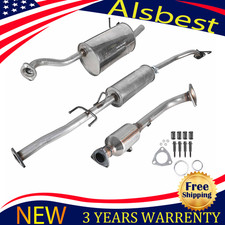 Stainless Steel Exhaust System Assembly For 2007 2008 2009 Honda CR-V CRV 2.4L