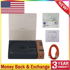 Syitren R300 Wooden Black CD Player Bluetooth Audio Player for CD/CD-R/CD-RW