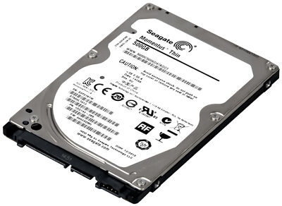 FESTPLATTE SEAGATE MOMENTUS THIN ST500LT012 500GB 5.4K 16MB SATA II 2.5''