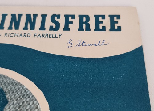 Isle of Innisfree by Farrelly, Sheet Music 1950, The Quiet Man, Bing Crosby - Picture 2 of 10