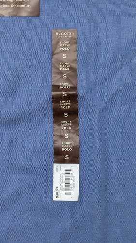 *New* Sonoma Life + Style Weekend Mens S Short Sleeve Polo Shirt *100% Cotton - Picture 6 of 13