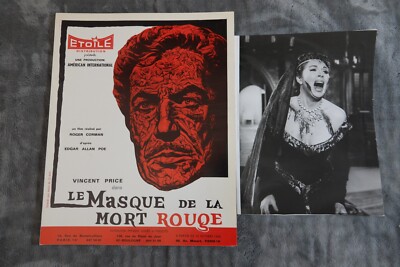THE MASK OF RED DEATH Jane Asher! press photo + synopsis