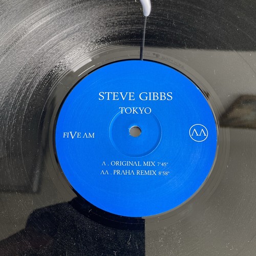 STEVE GIBBS - Tokyo - 2-track 12" Vinyl Single Near Mint Throughout - Picture 2 of 4
