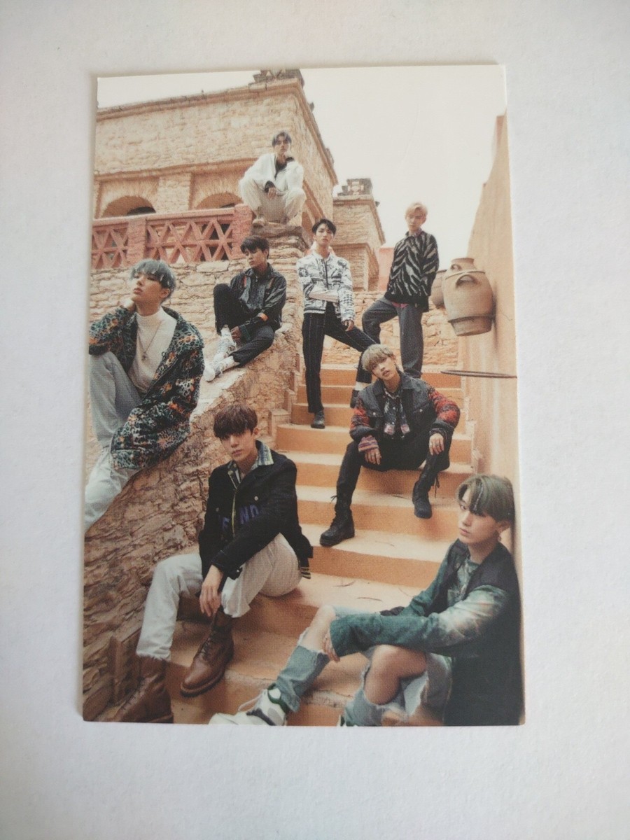 Ateez Group Photo OT8 ~ OFFICIAL K-POP PHOTOCARD ~ TREASURE