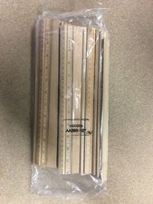 Aakron Rule AA280-12" School Ruler 1/16"  mm metal edge Teacher Pk 36 NEW