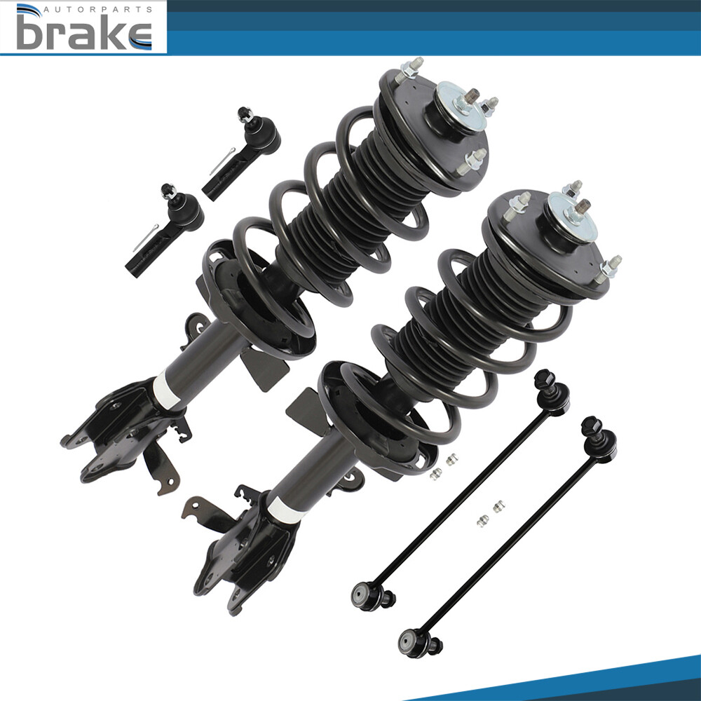 2013-2017 Honda Odyssey Front Suspension Kit with Struts Sway Bars Tie Rods  