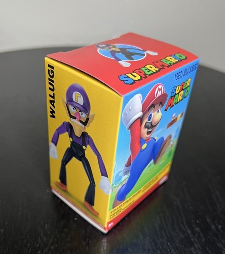 Super Mario Jakks Pacific Waluigi 2,5" Figur Nintendo Sammlerstück Originalverpackt NEU